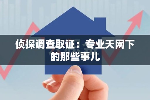 宣州侦探调查取证：专业天网下的那些事儿